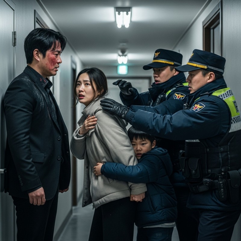 아이를 지키기 위한 어머니의 절박한 투쟁 묘사